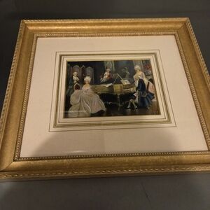 Elegant Gold Framed Art Print